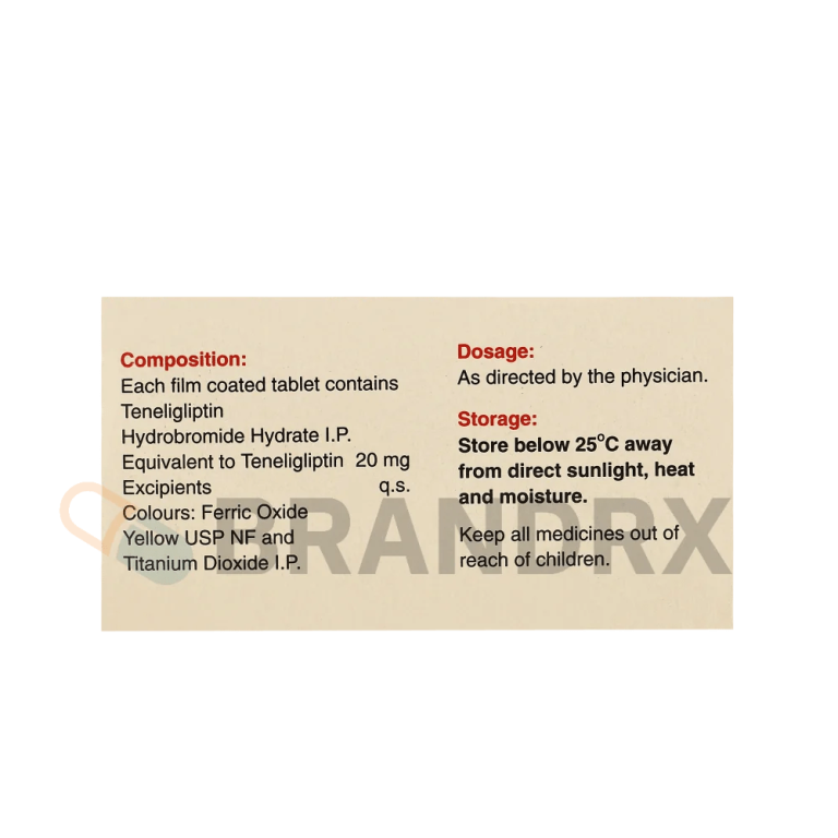 Ziten 20 mg Glenmark Pharmaceuticals Ltd.