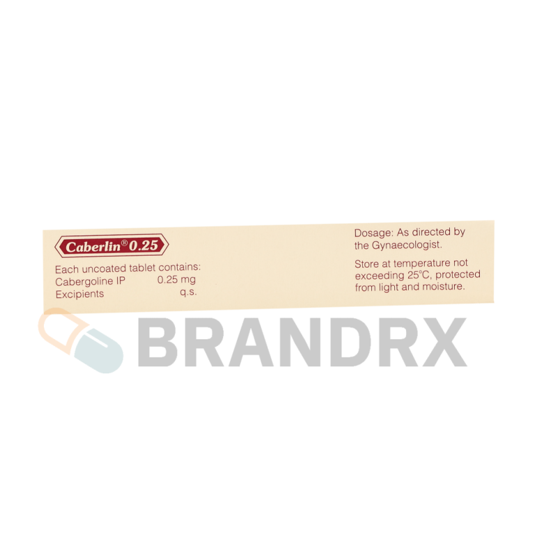 Caberlin 0.25 mg Sun Pharmaceuticals Industries