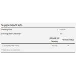 L-Tyrosine 500 mg 60 caps Now foods