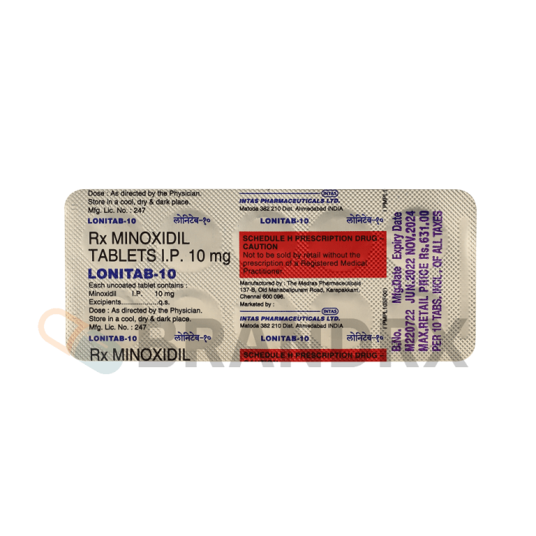 Lonitab 10 mg Intas Pharmaceuticals