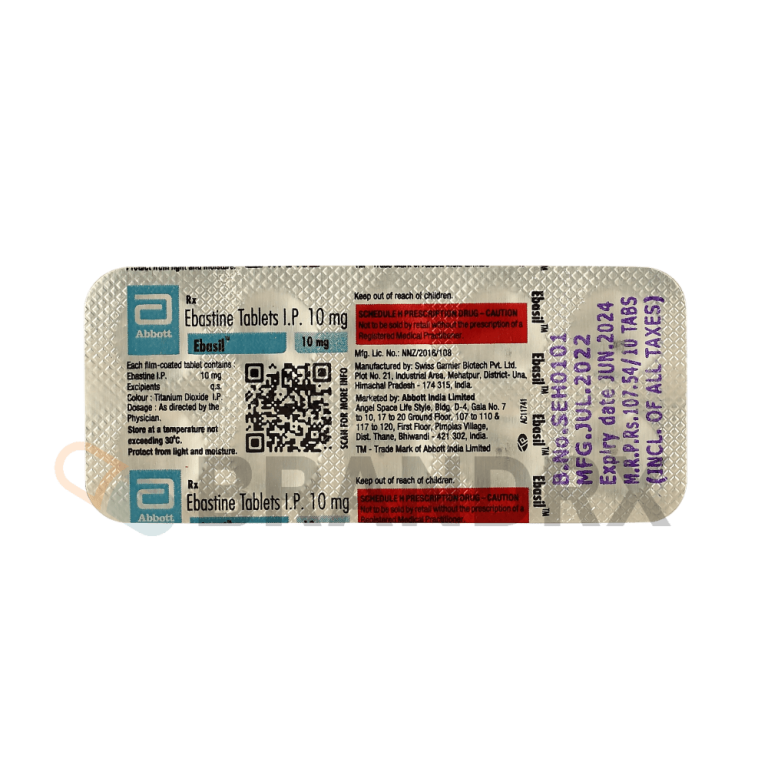 Ebasil 10 mg Abbott Healthcare Pvt. Ltd.